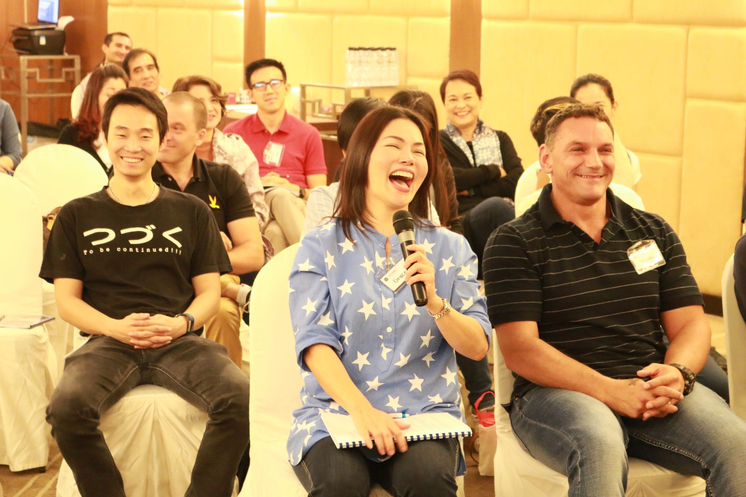 Image of students in an NLP Top Coach course.