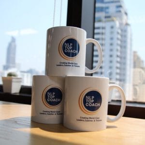 Image of an NLP Top Coach coffee mug.