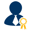 Cartoon image of a person.