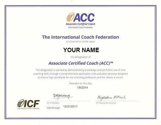 Image of an NLP top Coach certification.