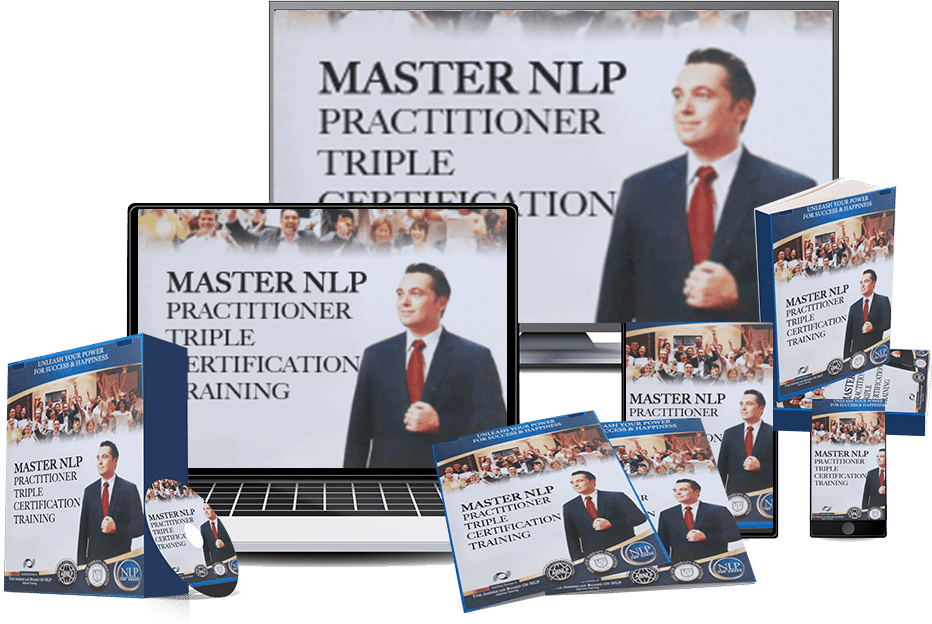 Image of the DVD cover of an NLP Top Coach course.