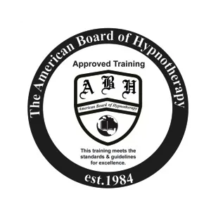 Picture of the American board of hypnotherapy logo.